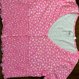 pacsun pink blouse